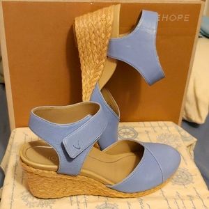 Vionic Wedges Light Blue 9